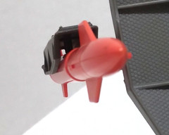 GI Joe Air Defense Battle Station, Vintage 1985, missing fin on missile, Hasbro