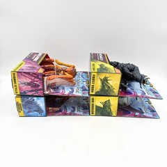 MonsterVerse TITANUS SCYLLA + FROST VARK + ION DRAGON + GODZILLA Action Figures