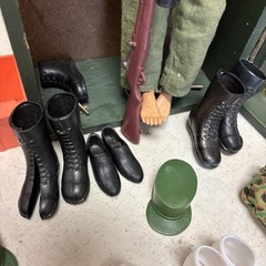 1964 GI Joe Footlocker and Many Accessories Vintage GI Joe