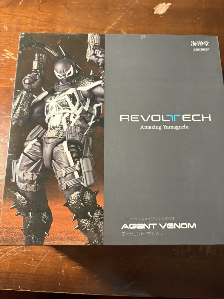 Kaiyodo Agent Venom Revoltech Amazing Yamaguchi Action Figure new