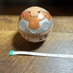 Bakugan Primo Vulcan Tan Subterra Large Deka Display Figure 620 G With 5 Cards