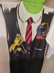 Vintage Dick Tracy Fabric Halloween Costume By Ben Cooper Size 8-10