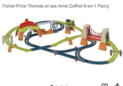 THOMAS & FRIENDS Train Track Set HHN26 6 In 1 With A Rare Percy Train