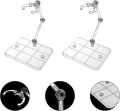 Universal Clear Action Figure Stand For 1/144 1/100 6″ Toy Display Support Hold