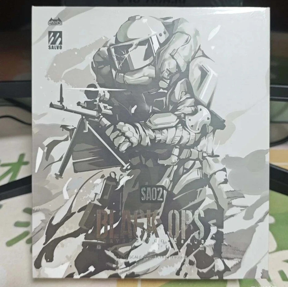 HASUKI SA02 1/12 Black Ops NO.2 Shield Soldier 6″ Action Figure Toy Model Sealed