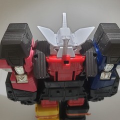 Vintage 1995 Bandai Power Rangers Deluxe Shogun Megazord 90% Complete