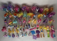 60+ Huge Lot My Little Pony Collection 2000’s Hasbro Mixed (Various Sizes/Years)