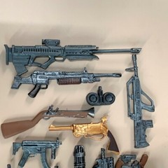17pcs Weapons Guns Deluxe Accessory Munitions Pack 2 For 7” Figures McFarlane