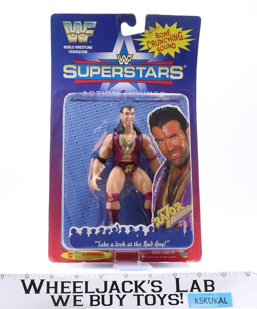 Razor Ramon WWF Wrestling Superstars 1996 Jakks Pacific Figure NEW SEALED