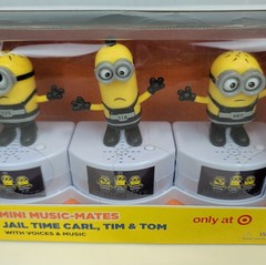 Despicable Me 3 Mini Music Mates Jail Time Carl Tim Tom Target Exclusive NIB