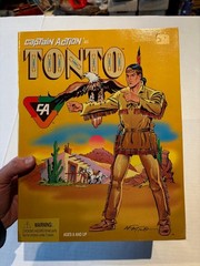 VINTAGE 1998 Playing Mantis CAPTAIN ACTION THE LONE RANGER TONTO Sealed Figure