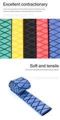 Anti-slip Heat Shrink Tube for Fishing Rod DIY Insulation 5 Colors