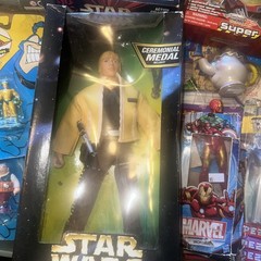 VTG 90s Star Wars Marvel Tick Halo Indiana Jones Action Figure Lot of 13