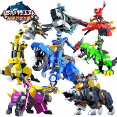 Miniforce Super Dino Power Trans Head Armorbot | T-Rex Dinosaur Robot Figure Toy