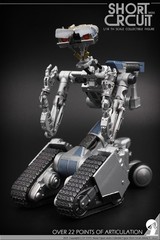 Short Circuit Two Heads Version Resin Statue 1/18 Robot Model 3.75” Cool GYTOYS