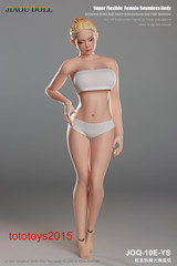 JIAOU DOLL 1/6 JOQ-10E European Female Big Bust Steel Skeleton Figure Body Toy