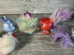 Disney Princess Palace Pets Figure Toy Furry Tail Crown Lot of 6 Cats Bunny Pony