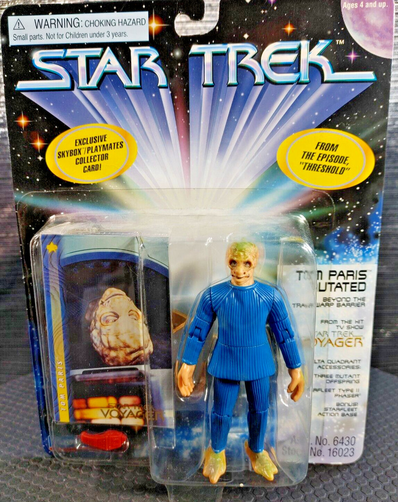 Playmates Skybox Star Trek Voyager Tom Paris Mutated Action Figure 1996 TV Show