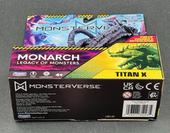 MonsterVerse Godzilla Figure Set Titanus Scylla, Mothra, Titan X & Ion Dragon