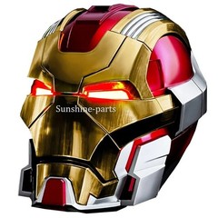 Iron Man Helmet MK17 Cosplay Mask Wearable 1:1 Voice Control Prop English Ver.