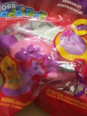 Orb Odditeez Swellimalz Lot Of 3 Unicorns Purple,Pink and White Reusable