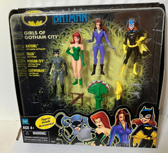 Batman Animated Girls of Gotham City 4 Figures Batgirl Talia Catwoman Poison Ivy