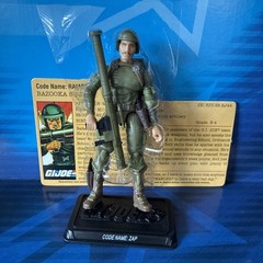 GI JOE 25th ANNIVERSARY ZAP 100% COMPLETE FILE CARD ASSAULT COBRA ISLAND