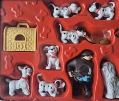 Disney 101 Dalmatians NEW SEALED Play Figurines Cruella de Vil Jasper & Puppies