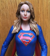 DC Collectibles CW Supergirl Melissa Benoist TV Custom action Figure 7” loose