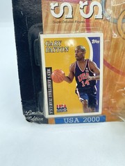 Gary Payton – TEAM USA 2000 Mattel NBA SUPERSTARS Limited Edition Figure & Card