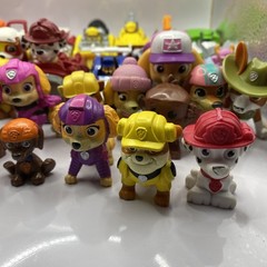 Huge Lot 35+ Paw Patrol Toy Figures Vehicles Accessories Metal Plastic Rubber