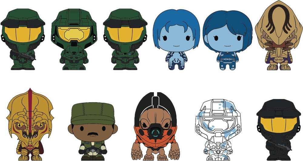 3D Figural Foam Bag Clip Halo Series 1 Pack [1 RANDOM Figure]