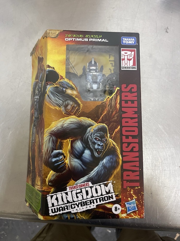 Hasbro Transformers Kingdom War For Cybertron Optimus Primal Voyager Class New
