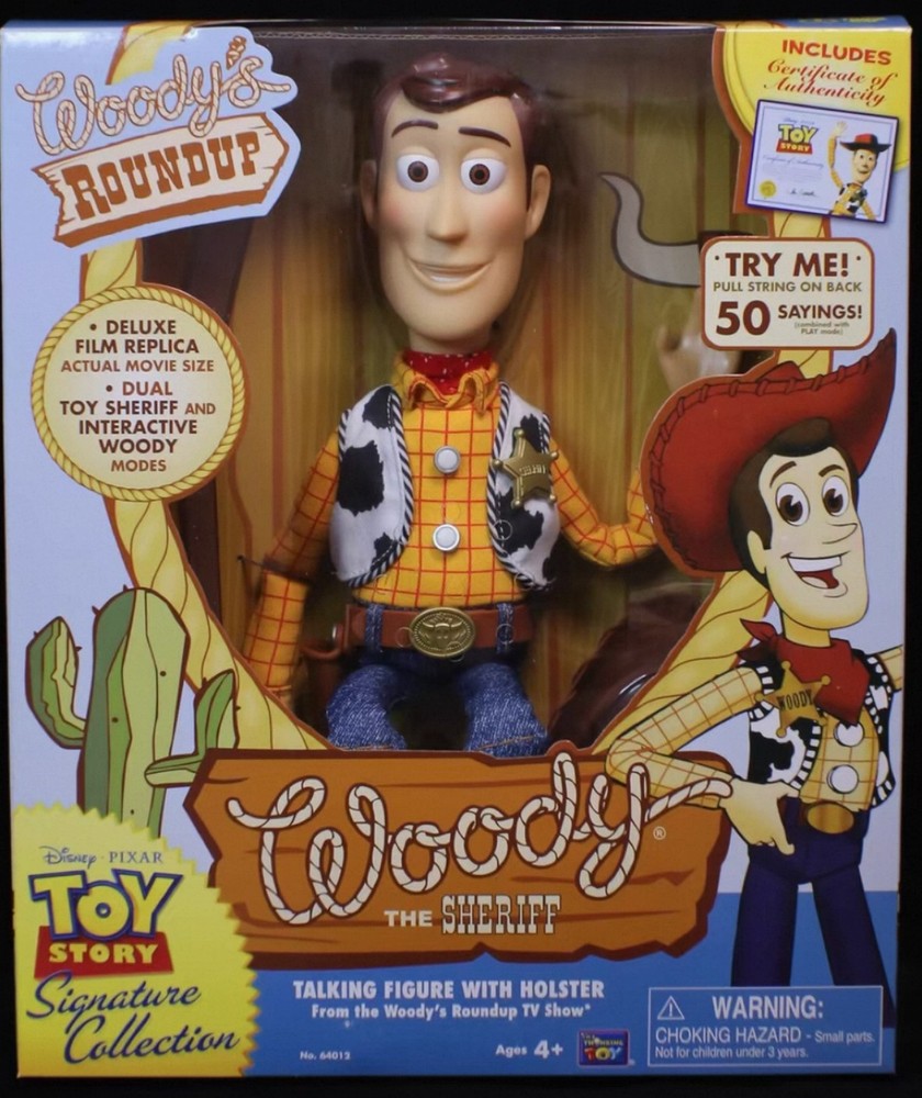 ToyStory Signature Collection Thinkway Talking Woody Doll Sealed Never Opened！