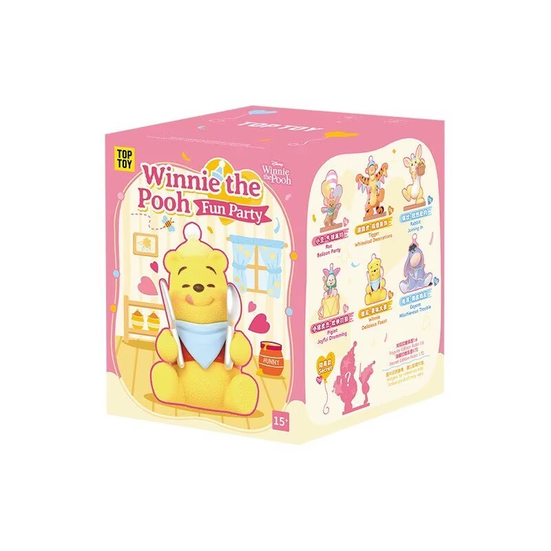 TOP TOY Winnie the Pooh Fun Party Series Blind Box Confirmed Figures Toy