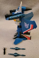 1983 Vintage Transformers G1 Thundercracker Pre-Rub Complete w/ Single Tab Fists