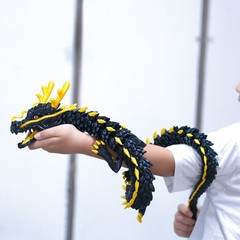 47.5inch 3D Printed dragon Model,Articulated Animals figure,Toys Home Decor
