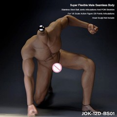 JIAOU DOLL 1/6 Seamless Male Body Doll Male Figure Fit 12″ For Phicen Hot Toys