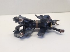 Papo Medieval Knight Action Figure Fantasy Cavalry Horse Bull Black Gold Ox Cow