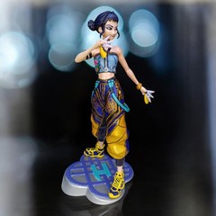 Fanart figure Zoey airbrush painted 9.8 inch Adult 17+