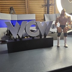 WWE Mattel Two WCW Nitro Stage Entrance Medium Logos (2) Accessory