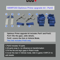 Parts 2 – Filler Replenish Upgrade For SSGE WFC03 OP Prime Filling -Upgrade kit