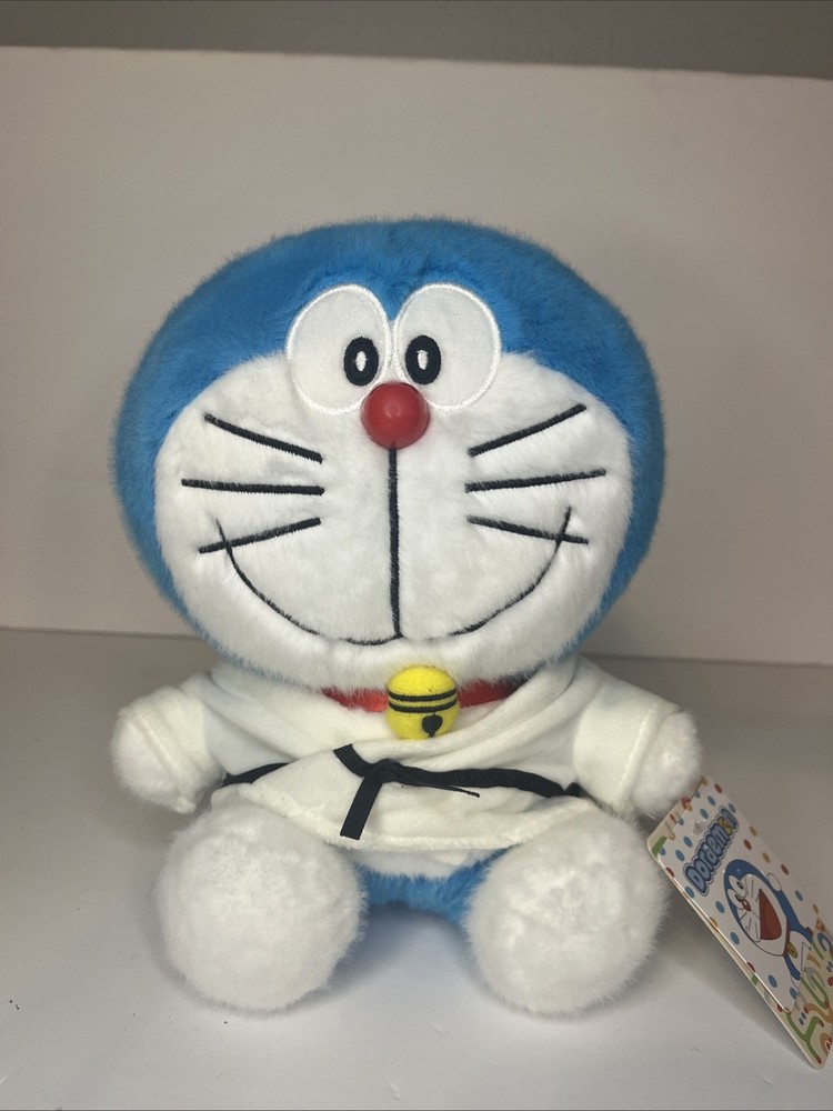 JHWH Doraemon Fujiko Pro Plush Karate Judo Uniform Outfit Anime Collectible NWT