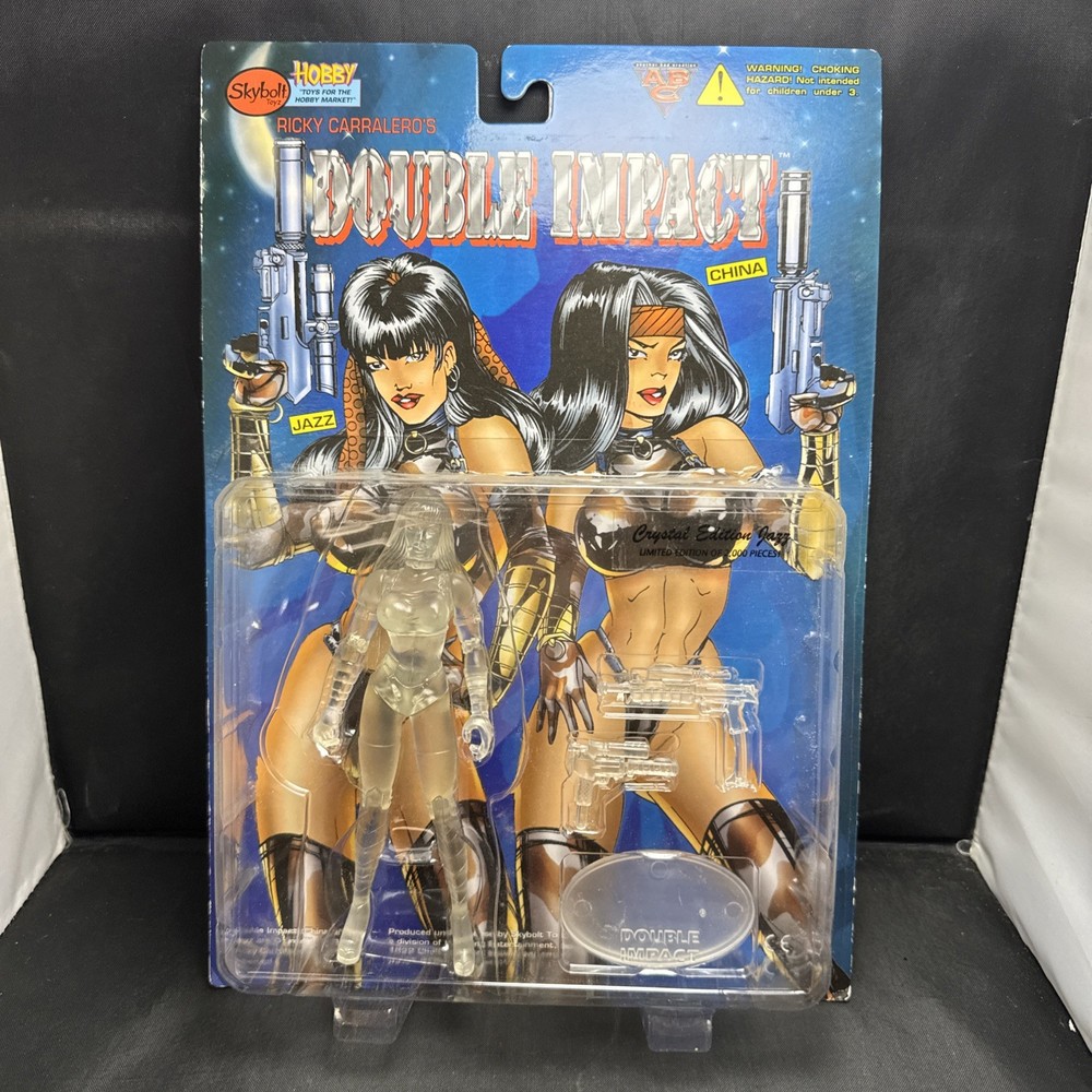 Skybolt Toyz 1998 Double Impact Crystal Limited Edition Jazz Figure New(TB7)(4)