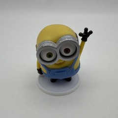 Thinkway Despicable Me Minions Miniature 1.5 Inch Asst Lot Of 9 with stands