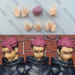 For 6″ Romankey Body 1/12 Jujutsu Kaisen Yuji Itadori hair (No Figure）