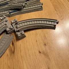 Thomas Tank 50 Piece Beige Brown Gray Trackmaster Train Tracks Lot Replacement +