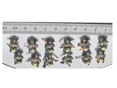 1/16 Armored Tank Soldiers Set Resin Model （no tank) 12pcs