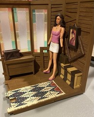 Incomplete SOTA Toys Charmed Attic Playset & Paige Action Figure Missing Hands