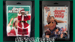 Custom 8″ Mego Arnold Schwarzeneger Howard Jingle all the way Action Figure